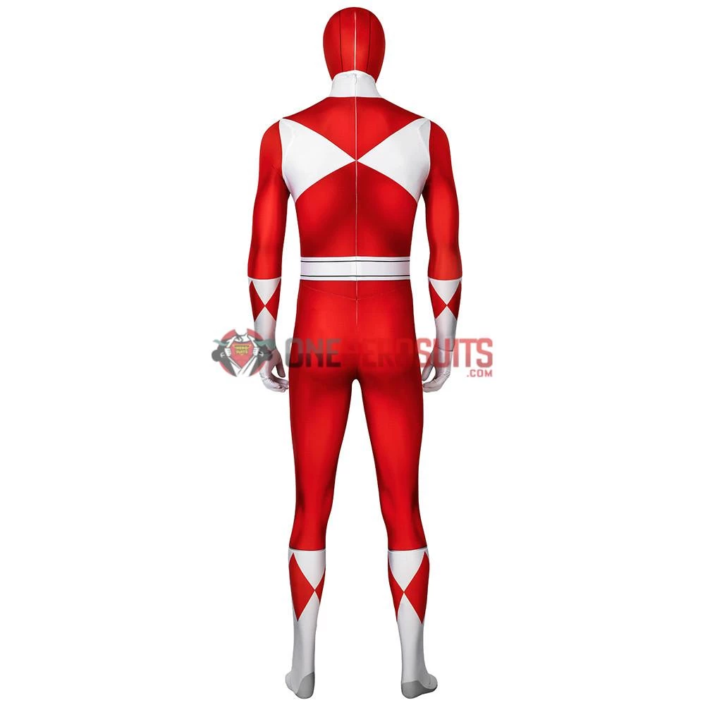 OneHeroSuits Red Power Ranger Cosplay Suit Classic Red Spandex Power Rangers Costumes Expert-level Cosplay Bodysuit & Zentai 3 OneHeroSuits Red Power Ranger Cosplay Suit Classic Red Spandex Power Rangers Costumes Expert-level Cosplay Bodysuit & Zentai