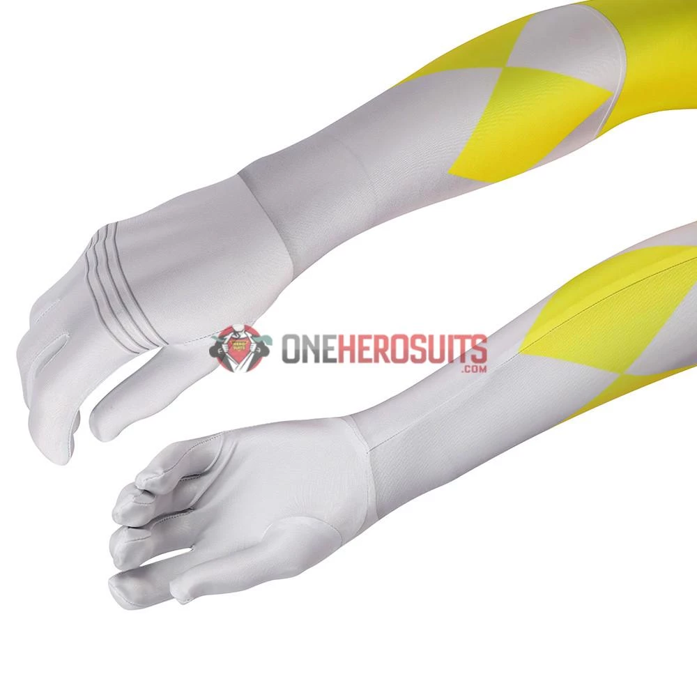 OneHeroSuits Yellow Power Ranger Suit Spandex Power Rangers Costumes Printed Edition Expert-level Cosplay Bodysuit & Zentai 13 OneHeroSuits Yellow Power Ranger Suit Spandex Power Rangers Costumes Printed Edition Expert-level Cosplay Bodysuit & Zentai