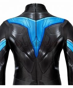 OneHeroSuits Gifts For Kids Titans Cosplay Suit Children Nightwing Blue Cosplay Bodysuit