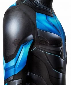 OneHeroSuits Gifts For Kids Titans Cosplay Suit Children Nightwing Blue Cosplay Bodysuit