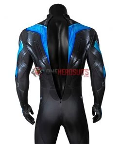 OneHeroSuits Titans Nightwing Cosplay Costume Detail Printed Spandex Suit Expert-level Cosplay Bodysuit & Zentai 28 OneHeroSuits Titans Nightwing Cosplay Costume Detail Printed Spandex Suit Expert-level Cosplay Bodysuit & Zentai