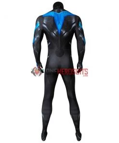 OneHeroSuits Titans Nightwing Cosplay Costume Detail Printed Spandex Suit Expert-level Cosplay Bodysuit & Zentai 29 OneHeroSuits Titans Nightwing Cosplay Costume Detail Printed Spandex Suit Expert-level Cosplay Bodysuit & Zentai