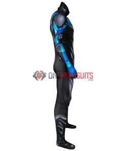 OneHeroSuits Titans Nightwing Cosplay Costume Detail Printed Spandex Suit Expert-level Cosplay Bodysuit & Zentai 30 OneHeroSuits Titans Nightwing Cosplay Costume Detail Printed Spandex Suit Expert-level Cosplay Bodysuit & Zentai