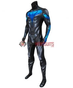 OneHeroSuits Titans Nightwing Cosplay Costume Detail Printed Spandex Suit Expert-level Cosplay Bodysuit & Zentai 31 OneHeroSuits Titans Nightwing Cosplay Costume Detail Printed Spandex Suit Expert-level Cosplay Bodysuit & Zentai