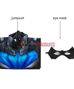 OneHeroSuits Titans Nightwing Cosplay Costume Detail Printed Spandex Suit Expert-level Cosplay Bodysuit & Zentai 18 OneHeroSuits Titans Nightwing Cosplay Costume Detail Printed Spandex Suit Expert-level Cosplay Bodysuit & Zentai