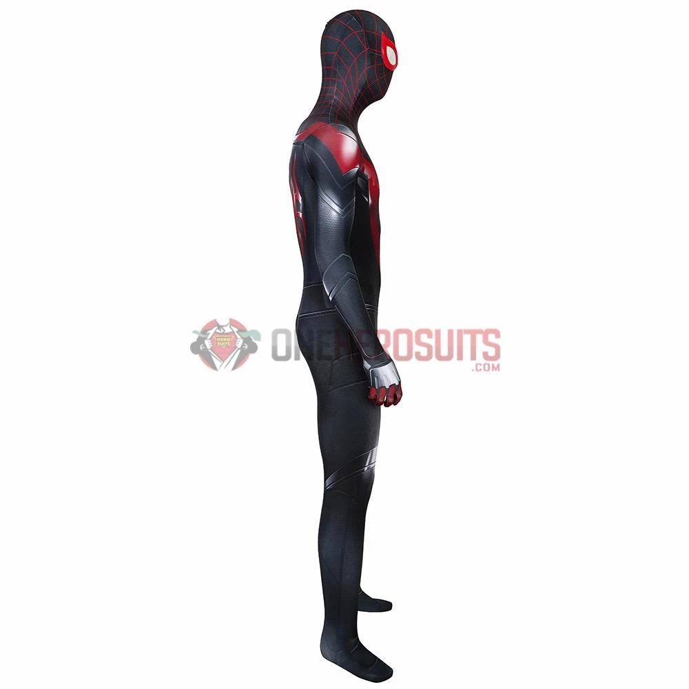 OneHeroSuits Spider-man 3D Printed Suit Miles Morales PS5 Bodysuit Zentai/Jumpsuit 4 OneHeroSuits Spider-man 3D Printed Suit Miles Morales PS5 Bodysuit Zentai/Jumpsuit