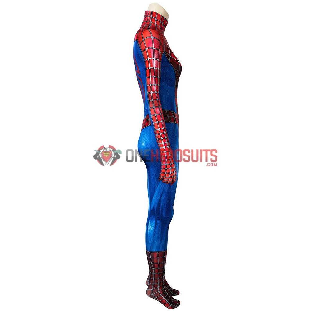 OneHeroSuits Zentai/Jumpsuit Spider-man Cosplay Suit For Ladies Classic Tobey Maguire Spandex Costume 18 OneHeroSuits Zentai/Jumpsuit Spider-man Cosplay Suit For Ladies Classic Tobey Maguire Spandex Costume