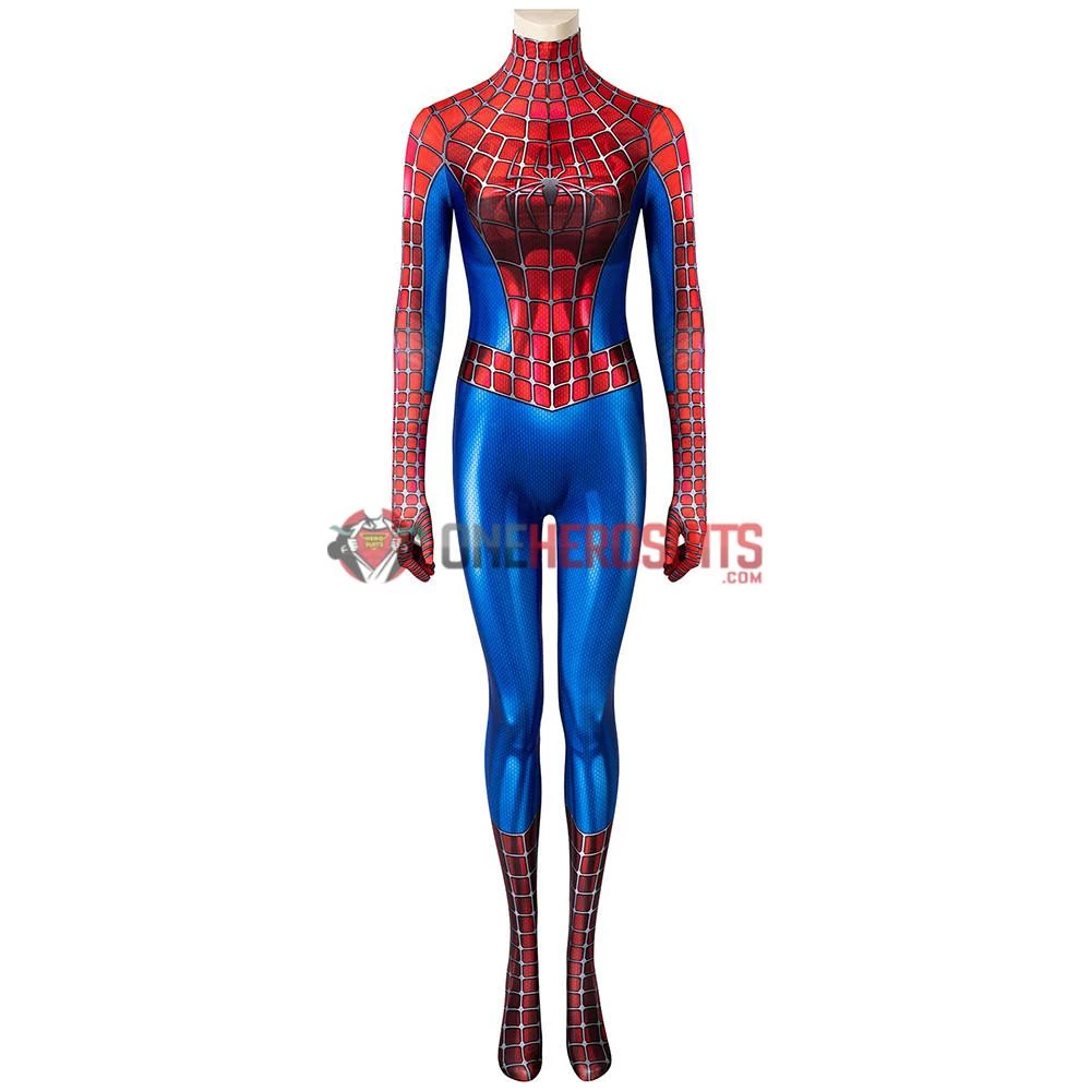 OneHeroSuits Zentai/Jumpsuit Spider-man Cosplay Suit For Ladies Classic Tobey Maguire Spandex Costume 20 OneHeroSuits Zentai/Jumpsuit Spider-man Cosplay Suit For Ladies Classic Tobey Maguire Spandex Costume