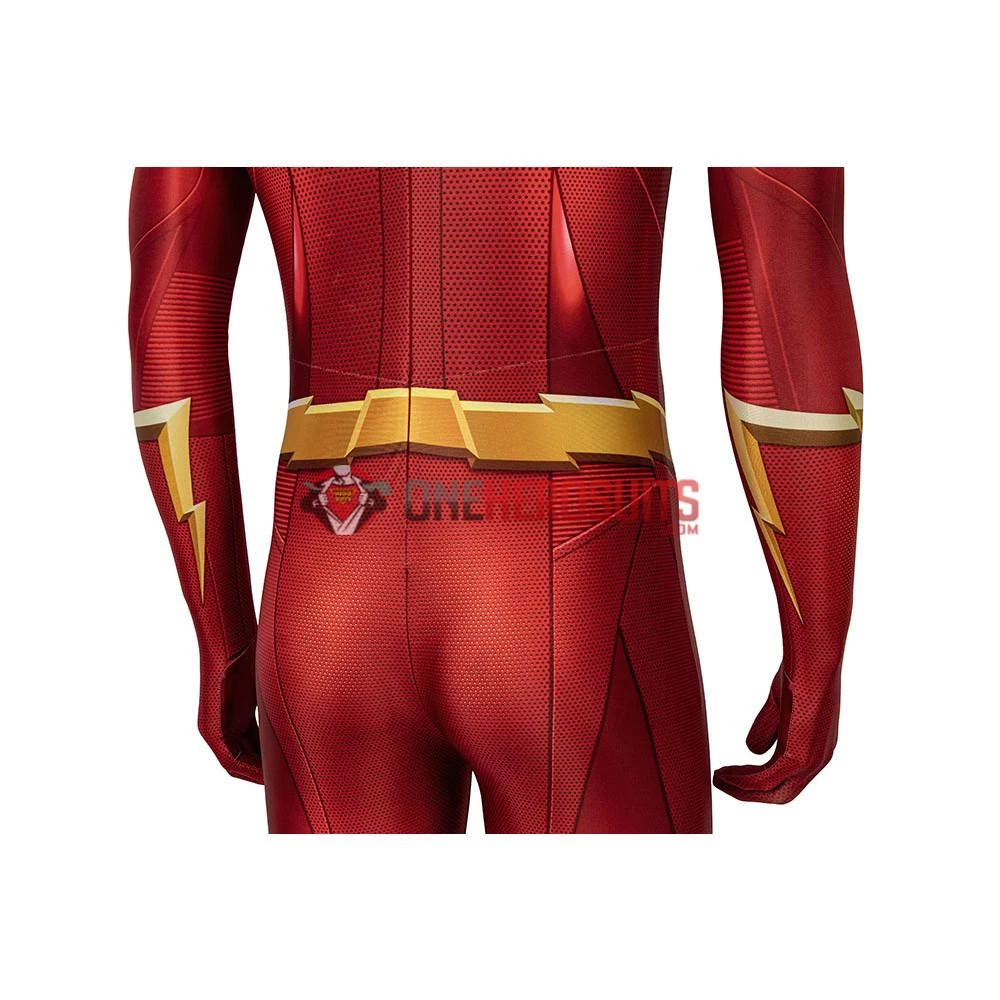 OneHeroSuits Expert-level Cosplay Bodysuit & Zentai The Flash Season 5 Cosplay Suit Detail Printed Edition 14 OneHeroSuits Expert-level Cosplay Bodysuit & Zentai The Flash Season 5 Cosplay Suit Detail Printed Edition