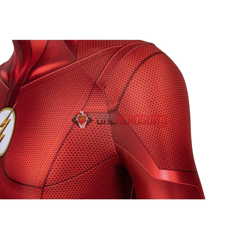OneHeroSuits Expert-level Cosplay Bodysuit & Zentai The Flash Season 5 Cosplay Suit Detail Printed Edition 16 OneHeroSuits Expert-level Cosplay Bodysuit & Zentai The Flash Season 5 Cosplay Suit Detail Printed Edition