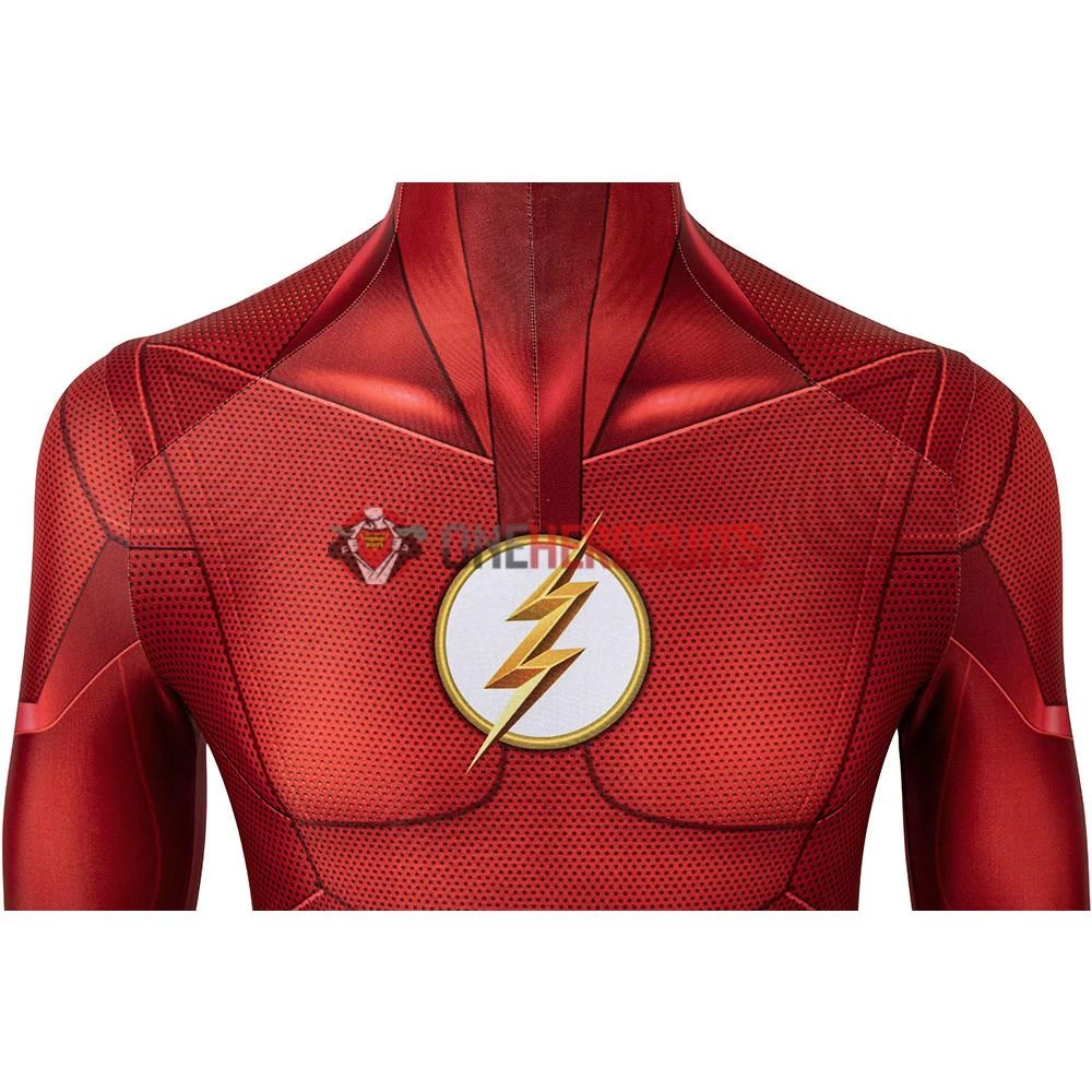 OneHeroSuits Expert-level Cosplay Bodysuit & Zentai The Flash Season 5 Cosplay Suit Detail Printed Edition 17 OneHeroSuits Expert-level Cosplay Bodysuit & Zentai The Flash Season 5 Cosplay Suit Detail Printed Edition