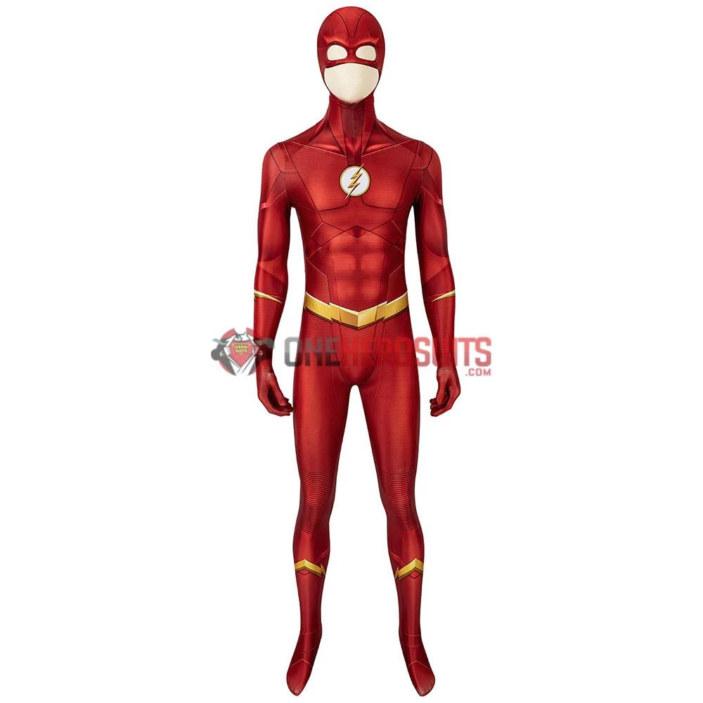 OneHeroSuits Expert-level Cosplay Bodysuit & Zentai The Flash Season 5 Cosplay Suit Detail Printed Edition 2 OneHeroSuits Expert-level Cosplay Bodysuit & Zentai The Flash Season 5 Cosplay Suit Detail Printed Edition