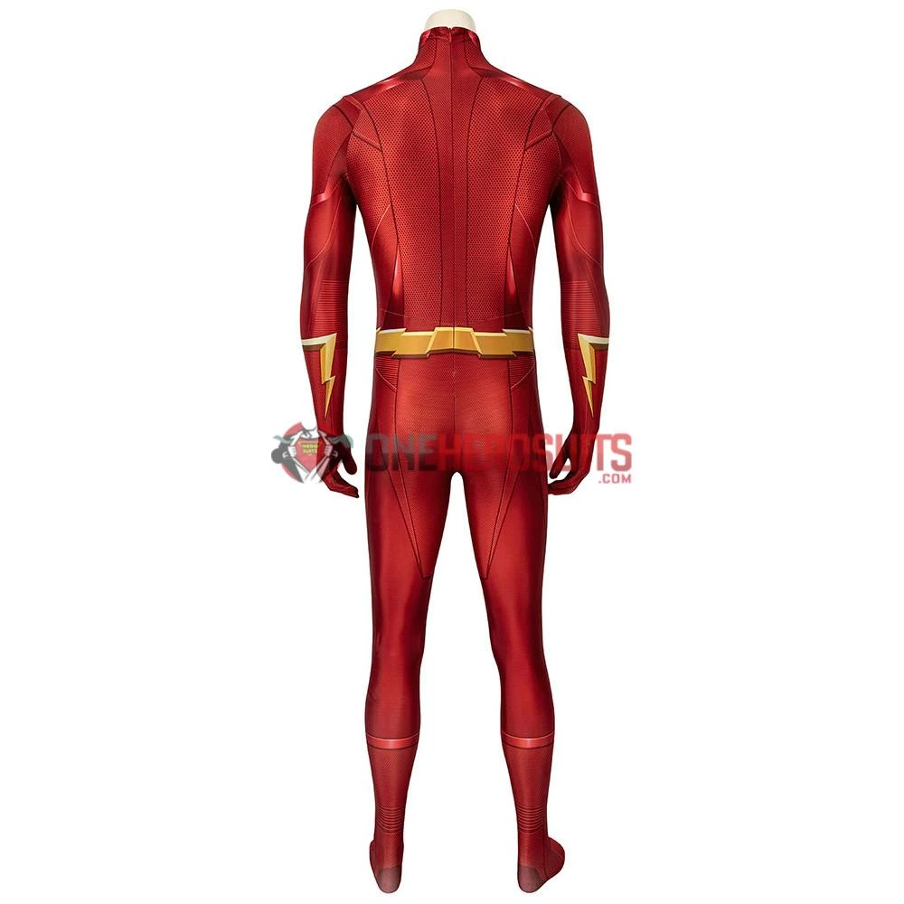 OneHeroSuits Expert-level Cosplay Bodysuit & Zentai The Flash Season 5 Cosplay Suit Detail Printed Edition 3 OneHeroSuits Expert-level Cosplay Bodysuit & Zentai The Flash Season 5 Cosplay Suit Detail Printed Edition