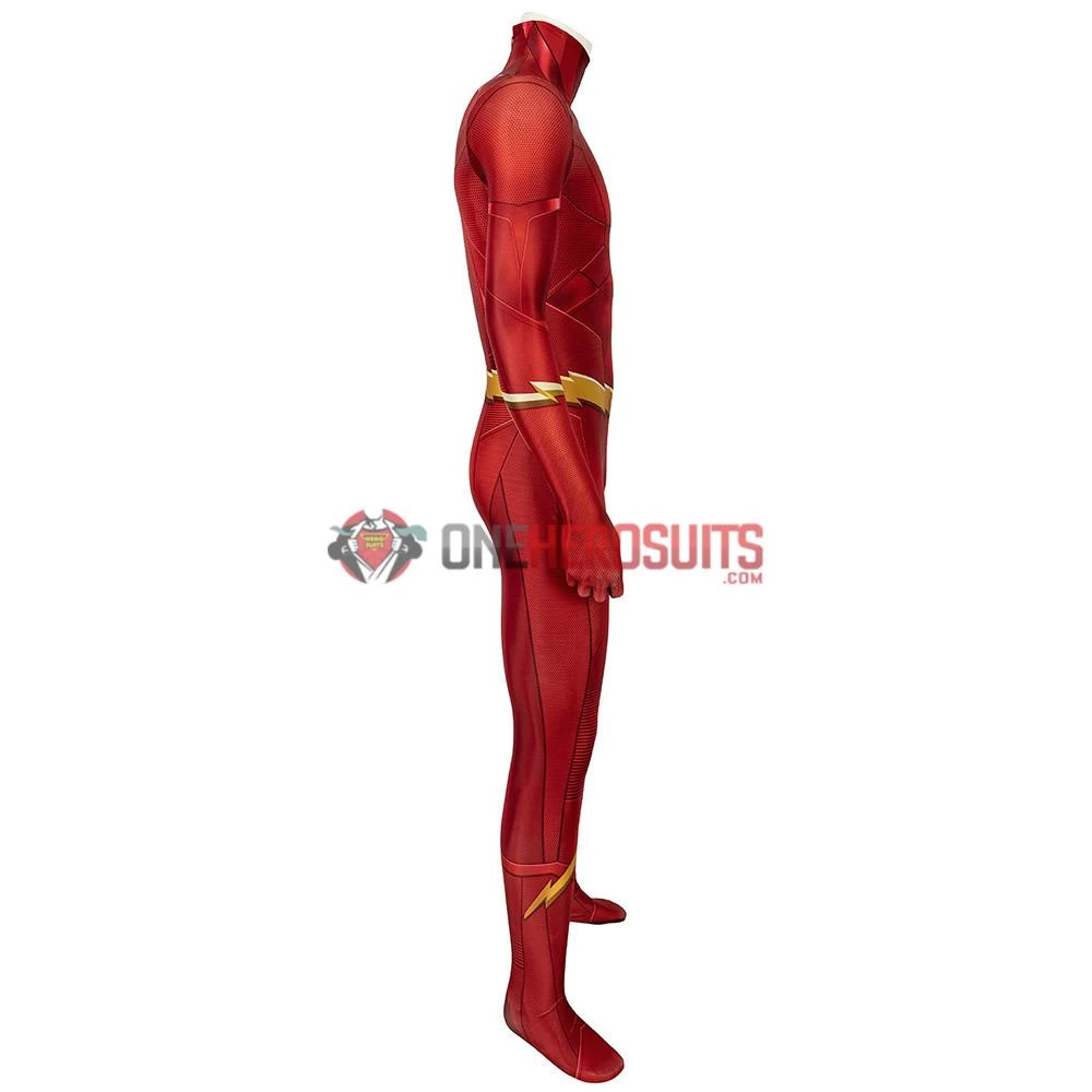 OneHeroSuits Expert-level Cosplay Bodysuit & Zentai The Flash Season 5 Cosplay Suit Detail Printed Edition 4 OneHeroSuits Expert-level Cosplay Bodysuit & Zentai The Flash Season 5 Cosplay Suit Detail Printed Edition
