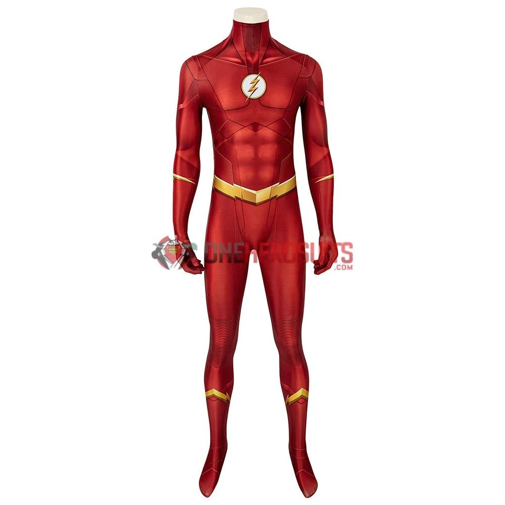 OneHeroSuits Expert-level Cosplay Bodysuit & Zentai The Flash Season 5 Cosplay Suit Detail Printed Edition 6 OneHeroSuits Expert-level Cosplay Bodysuit & Zentai The Flash Season 5 Cosplay Suit Detail Printed Edition