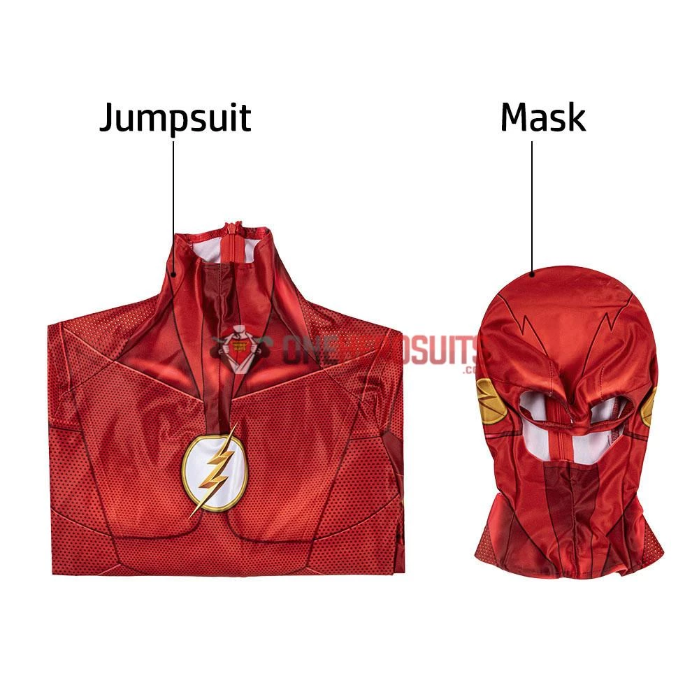 OneHeroSuits Expert-level Cosplay Bodysuit & Zentai The Flash Season 5 Cosplay Suit Detail Printed Edition 8 OneHeroSuits Expert-level Cosplay Bodysuit & Zentai The Flash Season 5 Cosplay Suit Detail Printed Edition