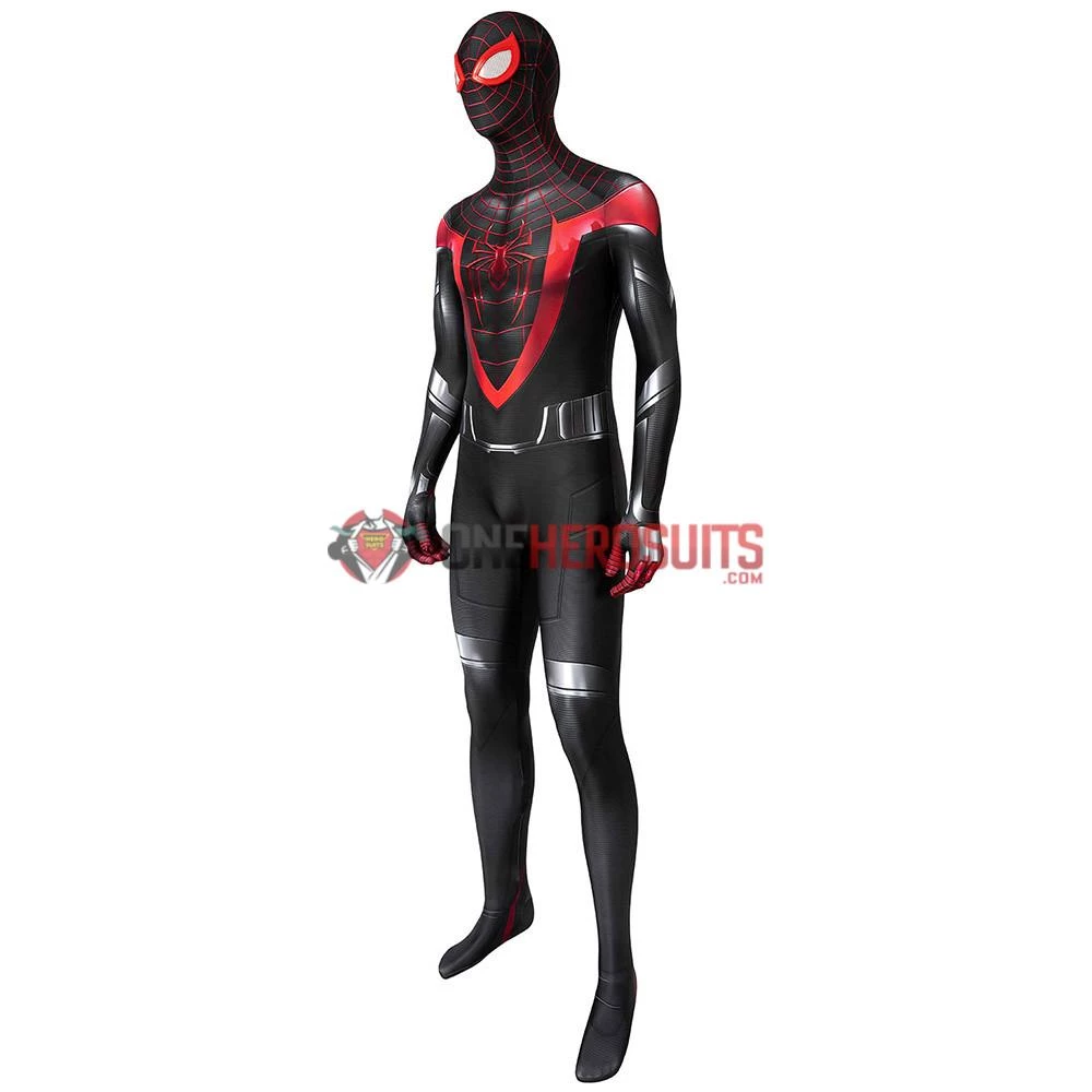 OneHeroSuits Zentai/Jumpsuit Spider-man Miles Morales PS5 Cosplay Costume Spandex 13 OneHeroSuits Zentai/Jumpsuit Spider-man Miles Morales PS5 Cosplay Costume Spandex