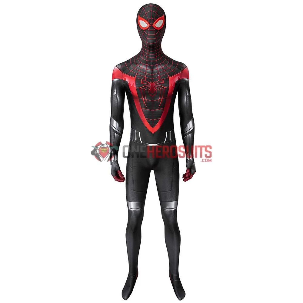 OneHeroSuits Zentai/Jumpsuit Spider-man Miles Morales PS5 Cosplay Costume Spandex 2 OneHeroSuits Zentai/Jumpsuit Spider-man Miles Morales PS5 Cosplay Costume Spandex