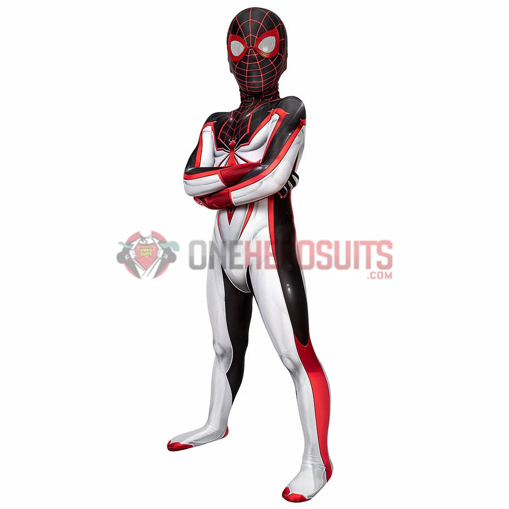 OneHeroSuits Gifts For Kids Spider-man Cosplay Suit Children Miles Morales TRACK Cosplay Bodysuit 5 OneHeroSuits Gifts For Kids Spider-man Cosplay Suit Children Miles Morales TRACK Cosplay Bodysuit