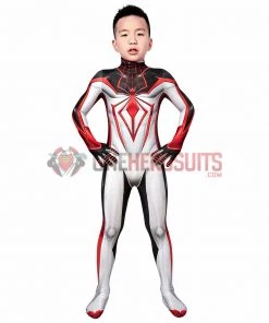 OneHeroSuits Gifts For Kids Spider-man Cosplay Suit Children Miles Morales TRACK Cosplay Bodysuit 18 OneHeroSuits Gifts For Kids Spider-man Cosplay Suit Children Miles Morales TRACK Cosplay Bodysuit