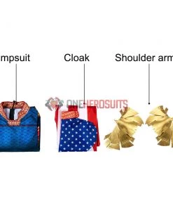 OneHeroSuits Expert-level Cosplay Bodysuit & Zentai The Boys Homelander Cosplay Costume Detail Printed Edition