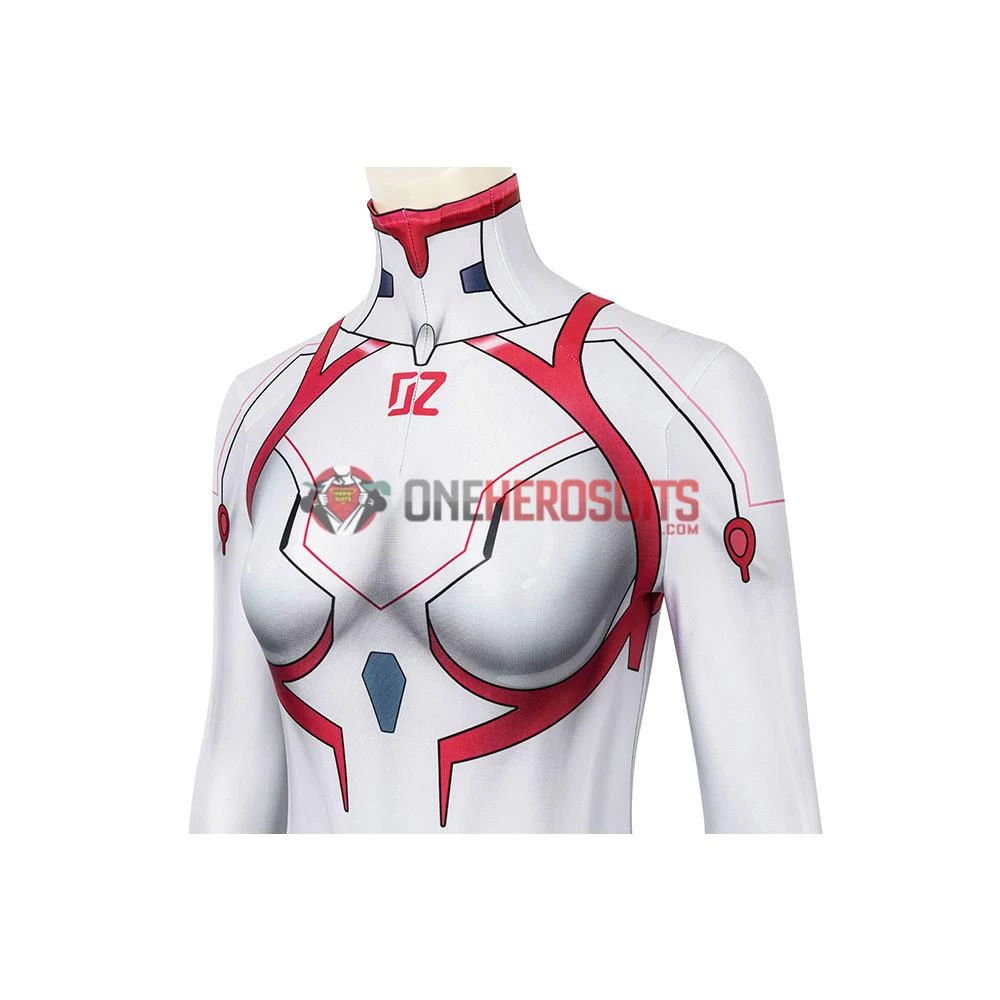 OneHeroSuits Expert-level Cosplay Bodysuit & Zentai Neon Genesis Evangelion Asuka Langley Cosplay Suit Spandex Edition 13 OneHeroSuits Expert-level Cosplay Bodysuit & Zentai Neon Genesis Evangelion Asuka Langley Cosplay Suit Spandex Edition
