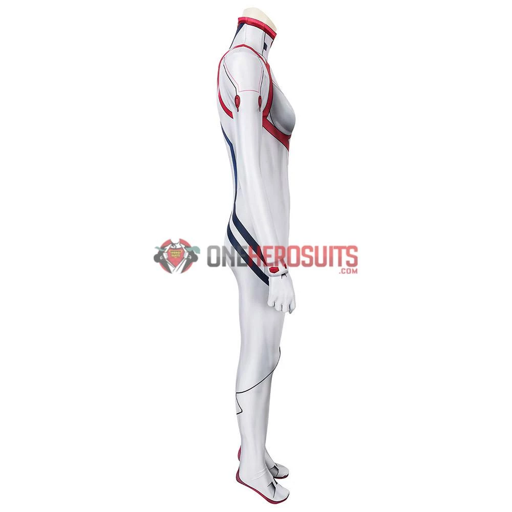 OneHeroSuits Expert-level Cosplay Bodysuit & Zentai Neon Genesis Evangelion Asuka Langley Cosplay Suit Spandex Edition 4 OneHeroSuits Expert-level Cosplay Bodysuit & Zentai Neon Genesis Evangelion Asuka Langley Cosplay Suit Spandex Edition