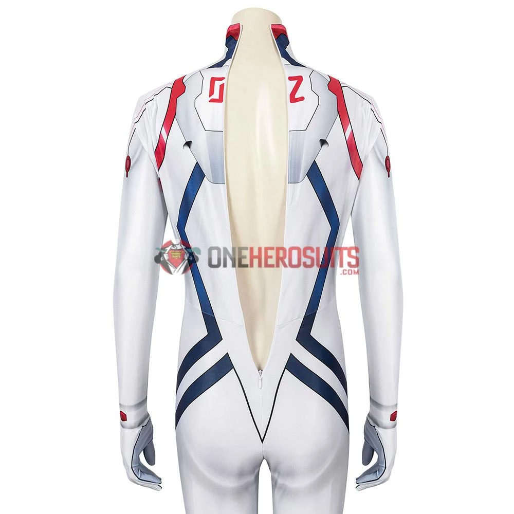 OneHeroSuits Expert-level Cosplay Bodysuit & Zentai Neon Genesis Evangelion Asuka Langley Cosplay Suit Spandex Edition 7 OneHeroSuits Expert-level Cosplay Bodysuit & Zentai Neon Genesis Evangelion Asuka Langley Cosplay Suit Spandex Edition