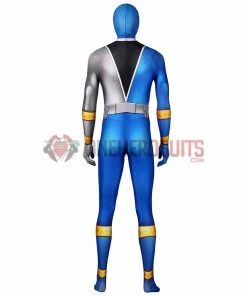 1herosuits The Blue Ranger Cosplay Costume Ryusoul Blue Spandex Suit