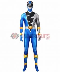 1herosuits The Blue Ranger Cosplay Costume Ryusoul Blue Spandex Suit