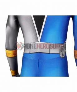 1herosuits The Blue Ranger Cosplay Costume Ryusoul Blue Spandex Suit