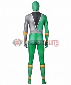 1herosuits Costumes The Green Ranger Cosplay Costume Ryusoul Green Spandex Suit