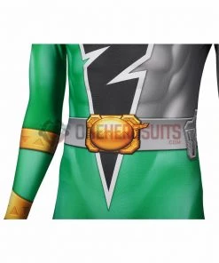 1herosuits Costumes The Green Ranger Cosplay Costume Ryusoul Green Spandex Suit