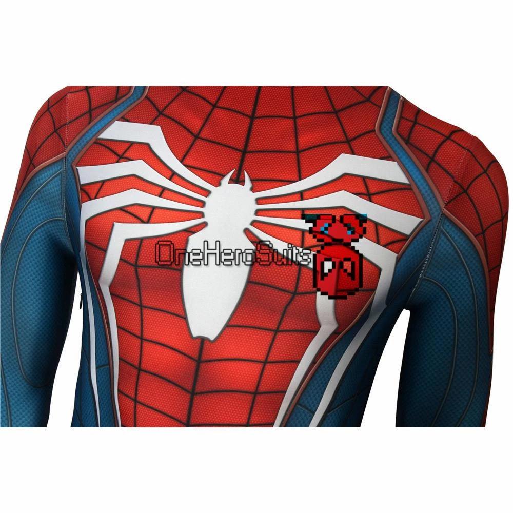 OneHeroSuits SPIDER-MAN PS4 Advanced Suit Spider-man PS4 Game Cosplay Costume 5 OneHeroSuits SPIDER-MAN PS4 Advanced Suit Spider-man PS4 Game Cosplay Costume