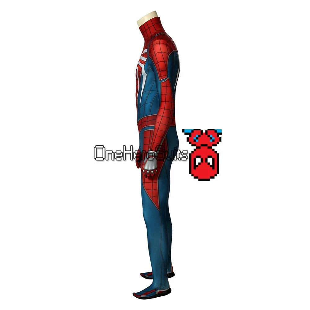 OneHeroSuits SPIDER-MAN PS4 Advanced Suit Spider-man PS4 Game Cosplay Costume 4 OneHeroSuits SPIDER-MAN PS4 Advanced Suit Spider-man PS4 Game Cosplay Costume