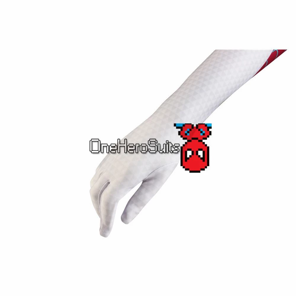 OneHeroSuits Gwen Stacy Suit Into The Spider-Verse Spider-Gwen Cosplay Costume Zentai/Jumpsuit 12 OneHeroSuits Gwen Stacy Suit Into The Spider-Verse Spider-Gwen Cosplay Costume Zentai/Jumpsuit