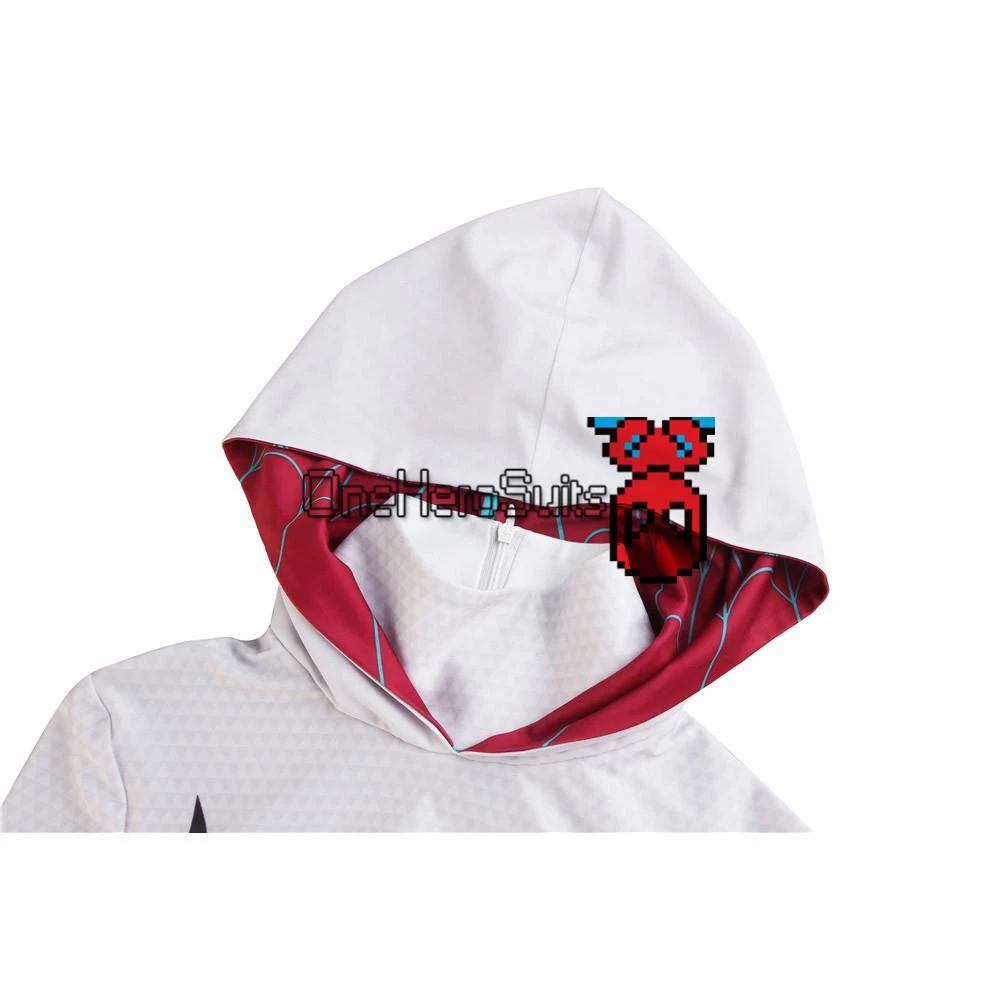 OneHeroSuits Gwen Stacy Suit Into The Spider-Verse Spider-Gwen Cosplay Costume Zentai/Jumpsuit 9 OneHeroSuits Gwen Stacy Suit Into The Spider-Verse Spider-Gwen Cosplay Costume Zentai/Jumpsuit