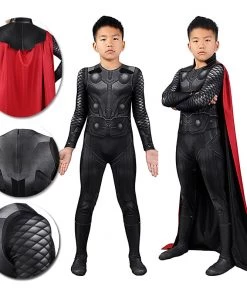 OneHeroSuits Kids Avengers Infinity War Cosplay Suit Thor Spandex BodySuit Costumes