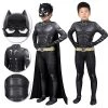 OneHeroSuits Entry-level Cosplay Bodysuit & Zentai Kids Batman Bruce Wayne Cosplay Suit The Dark Knight Rises Spandex BodySuit