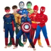 OneHeroSuits Kids Cosplay Kids Muscle Costumes 3D Printed Muscle Suit For Halloween