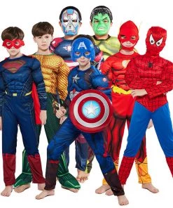 OneHeroSuits Kids Cosplay Kids Muscle Costumes 3D Printed Muscle Suit For Halloween