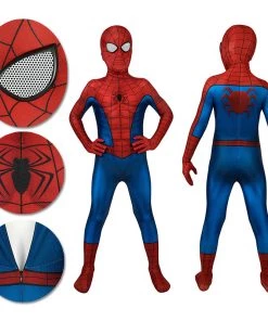 OneHeroSuits Kids Spider-man Cosplay Suit PS4 Spider-man Spandex BodySuit