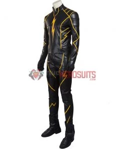OneHeroSuits Costumes The Rival Cosplay Boots The Flash Season 3 Black Boots