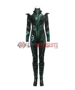 OneHeroSuits Hela Cosplay Costumes Thor Ragnarok Cosplay Suits Black Chest Version