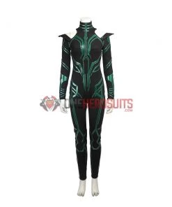 OneHeroSuits Hela Cosplay Costumes Thor Ragnarok Cosplay Suits Black Chest Version