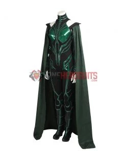 OneHeroSuits Hela Cosplay Costumes Thor Ragnarok Cosplay Suits Green Chest Version