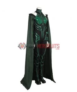 OneHeroSuits Hela Cosplay Costumes Thor Ragnarok Cosplay Suits Green Chest Version