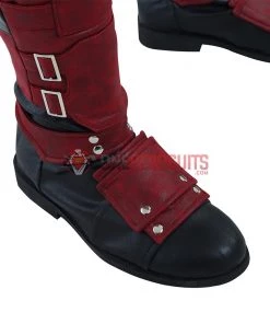OneHeroSuits Deadpool Cosplay Boots Movie Level Leather Shoes Costumes