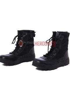OneHeroSuits Costumes Leon Scott Kennedy Cosplay Boots Resident Evil 2 Remake R.P.D. Shoes