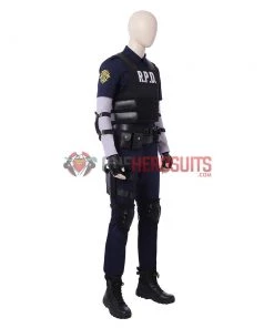 OneHeroSuits Leon Scott Kennedy Cosplay Costumes Resident Evil 2 Remake R.P.D. Suit